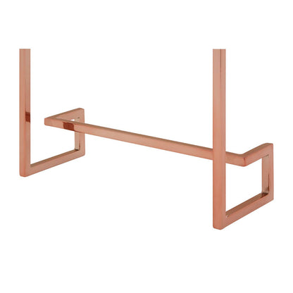 Allure Rose Gold Angled Legs Console Table