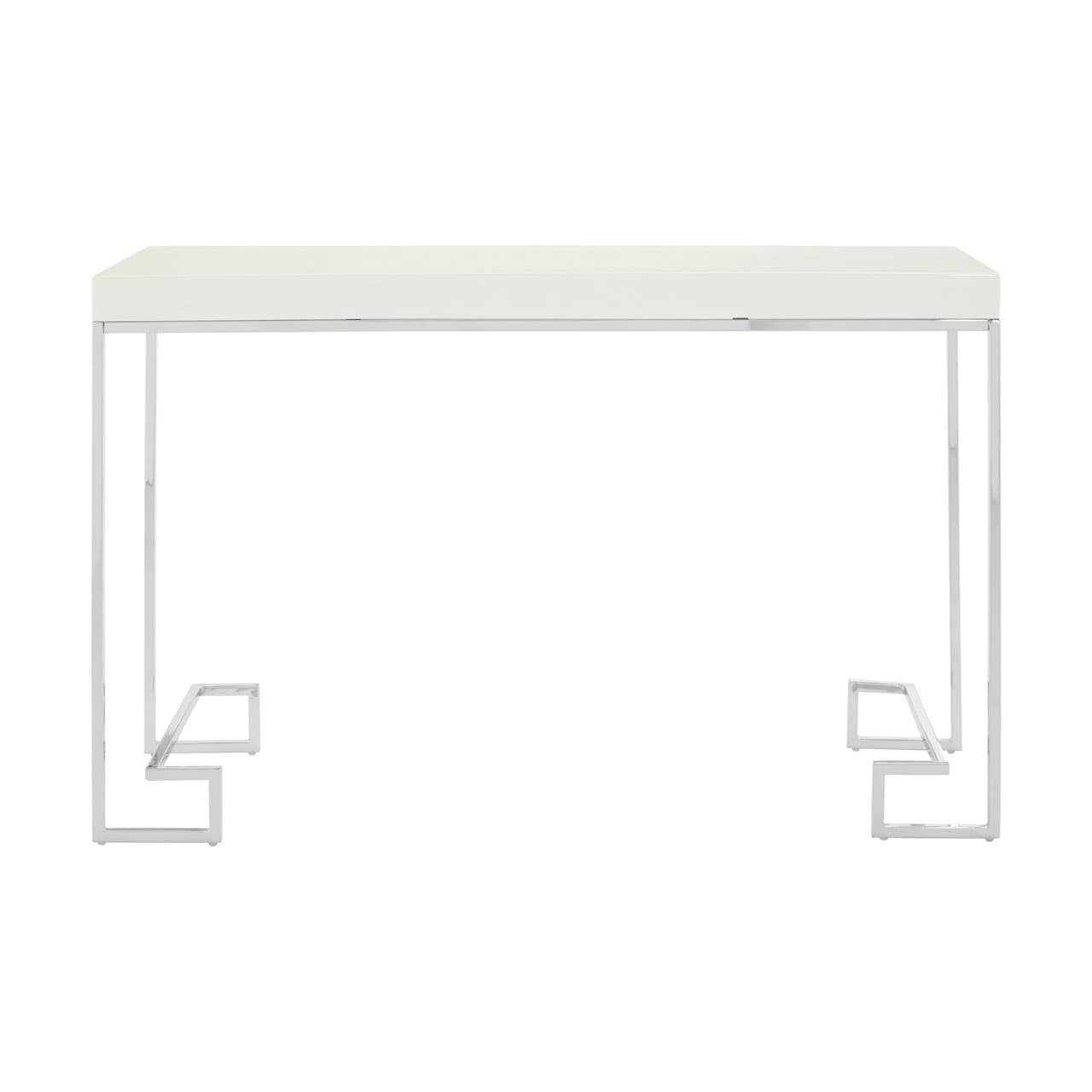 Allure Chrome Console Table