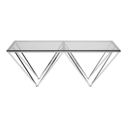 Allure Coffee Table With Triangular Base