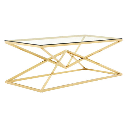 Allure Corseted Champagne Coffee Table