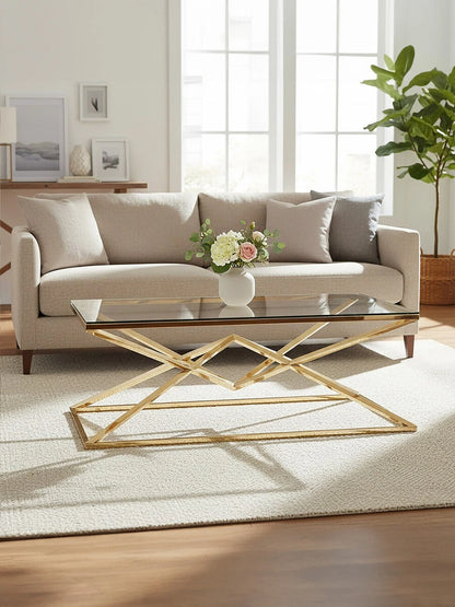 Allure Corseted Champagne Coffee Table