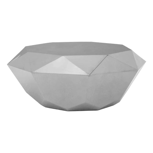 Allure Silver Diamond Cut Coffee Table