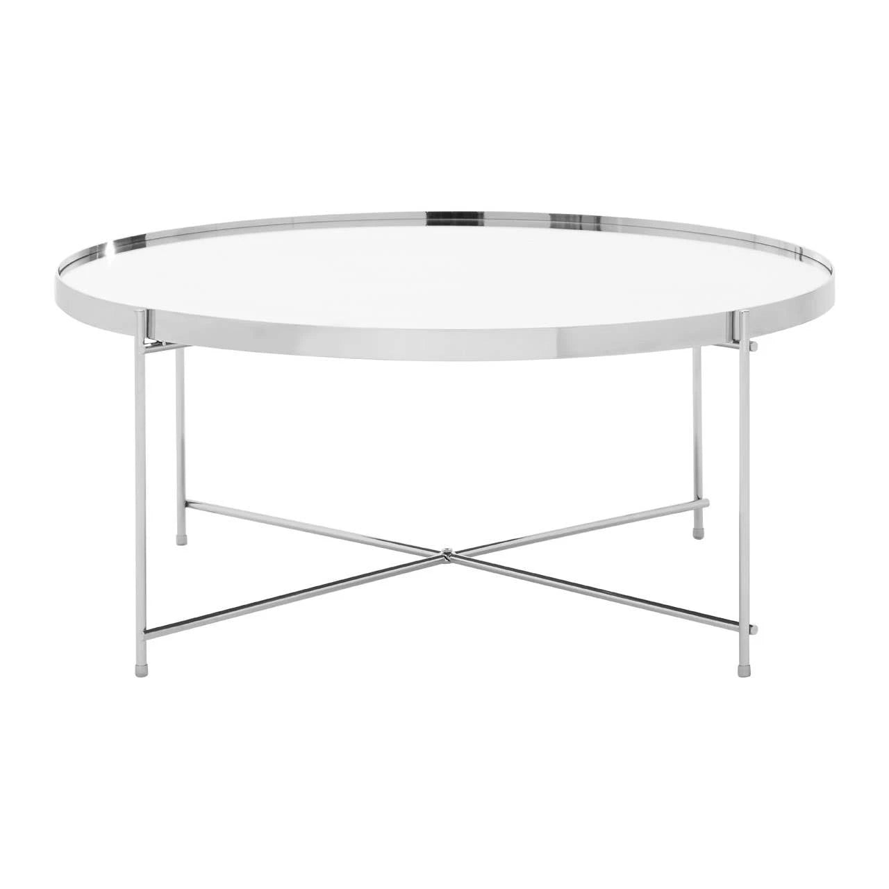 Allure Silver Mirror Coffee Table