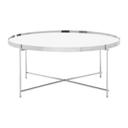 Allure Silver Mirror Coffee Table