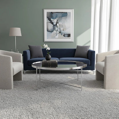 Allure Silver Mirror Coffee Table