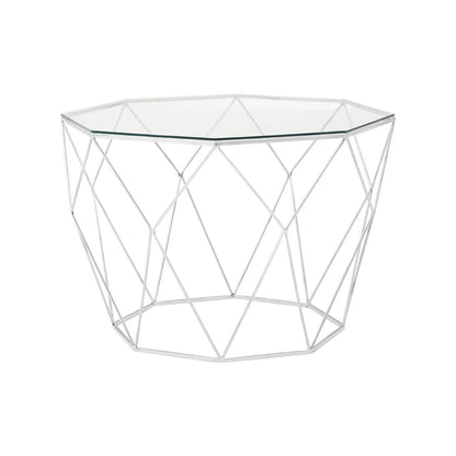 Shalimar Octagonal Silver Coffee Table