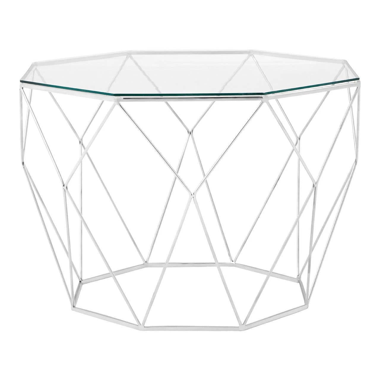 Shalimar Octagonal Silver Coffee Table