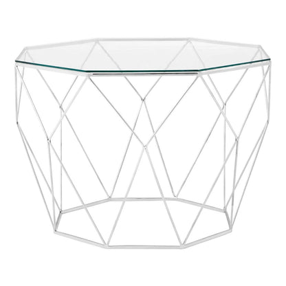 Shalimar Octagonal Silver Coffee Table