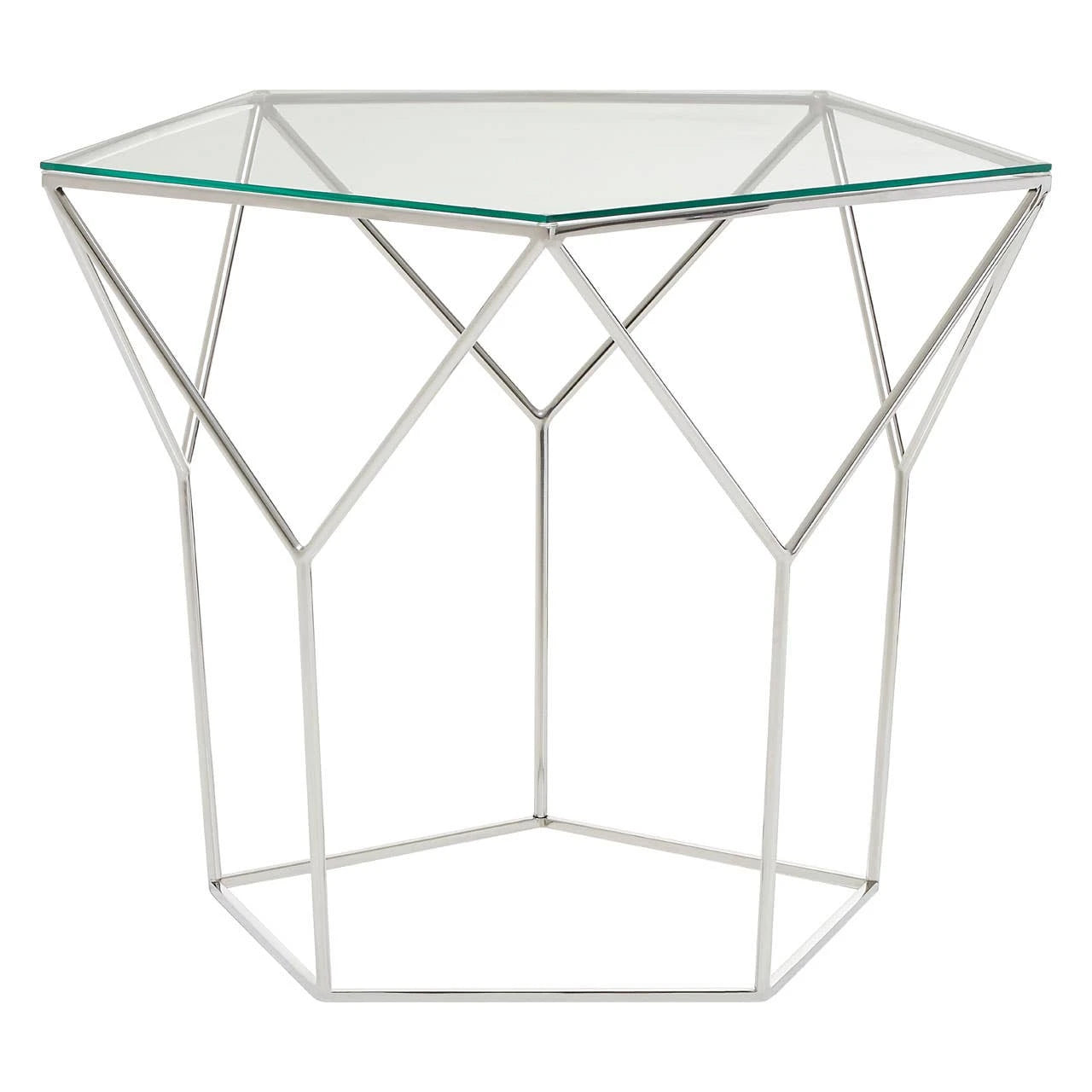Shalimar Pentagonal Silver Coffee Table