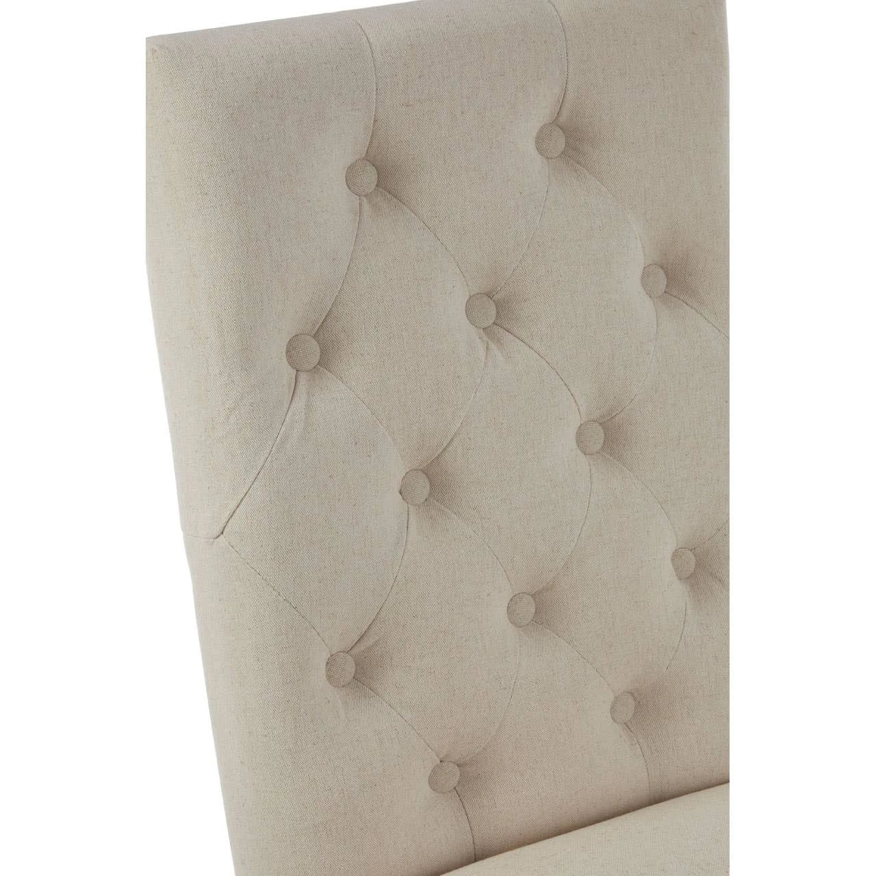 Lyon Beige Linen Dining Chair