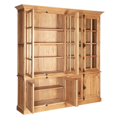 Lyon Natural Oak Wood Large Cabinet