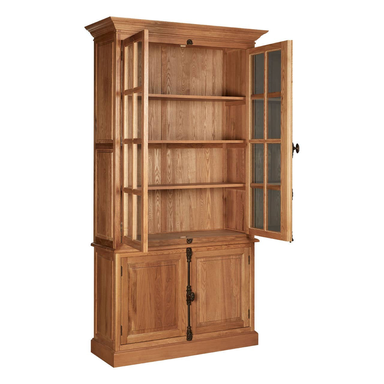 Lyon Natural Oak Wood Tall Cabinet