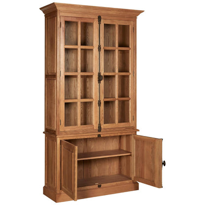 Lyon Natural Oak Wood Tall Cabinet