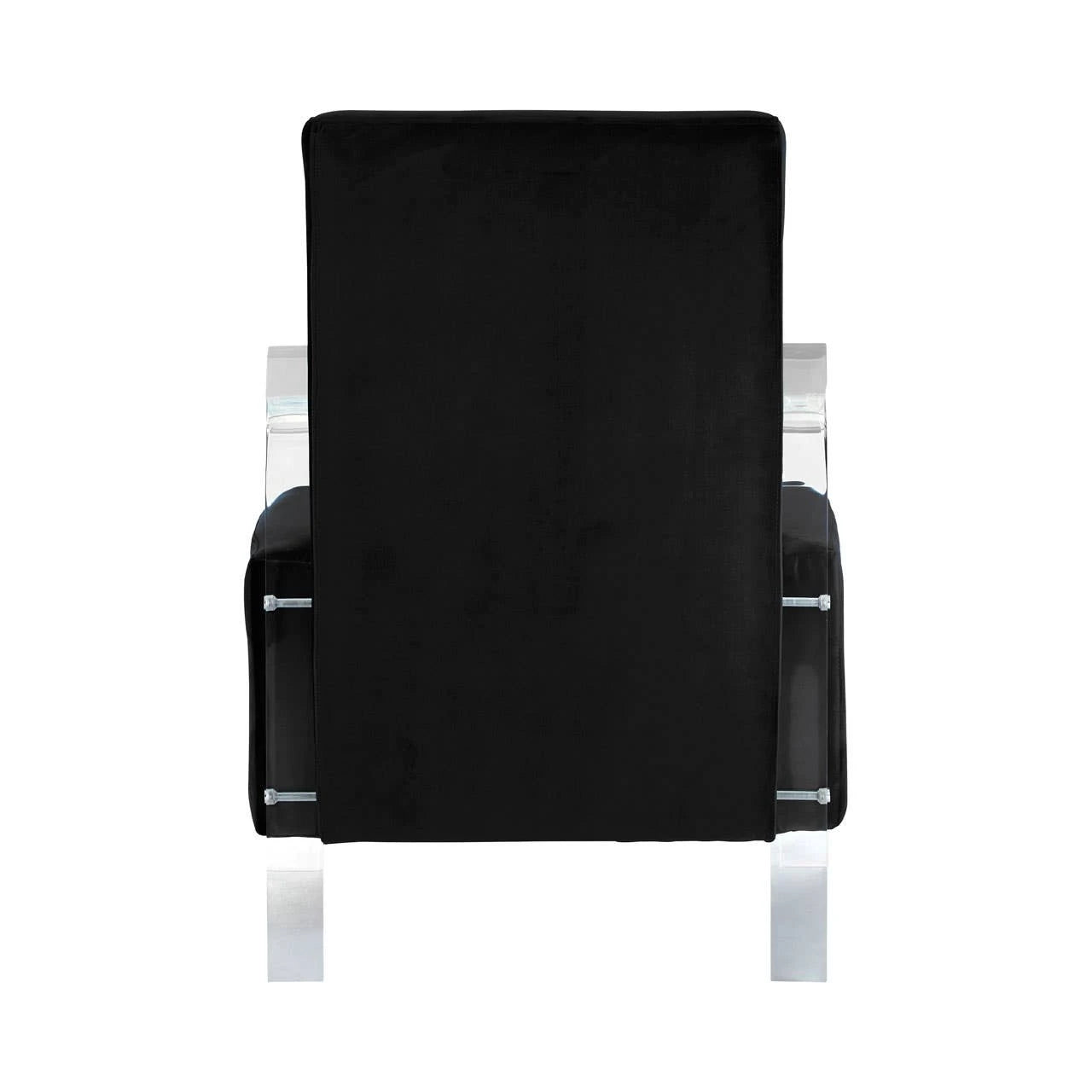 Clarence Black Velvet Armchair
