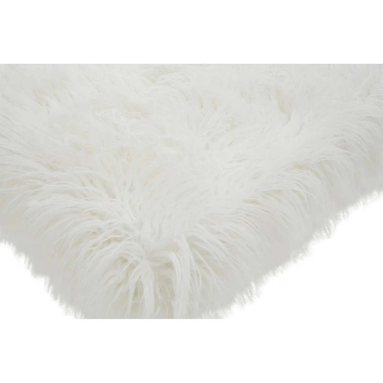 Clarence Fur Effect Bench with Gold Legs