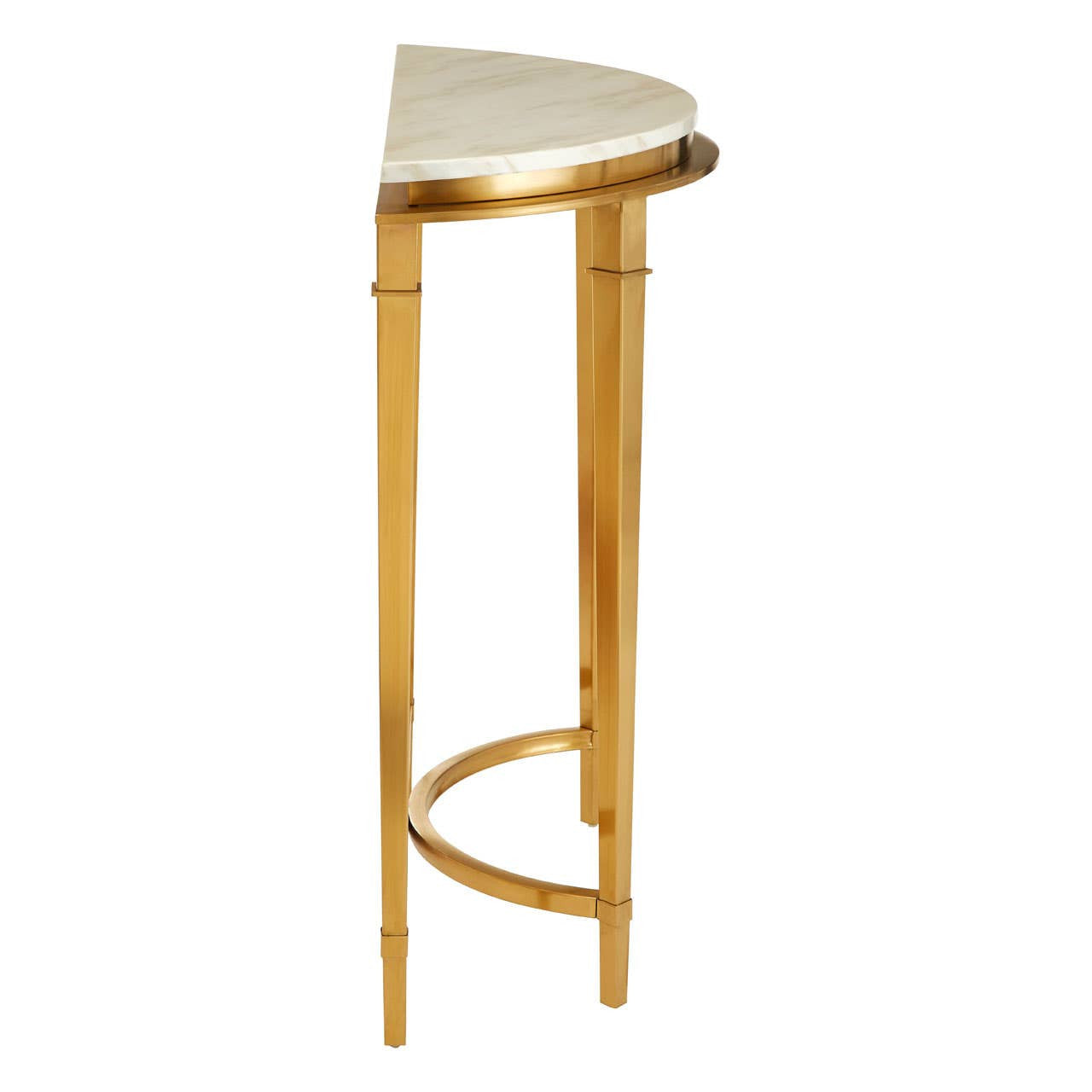 Alvaro Half Moon Console Table