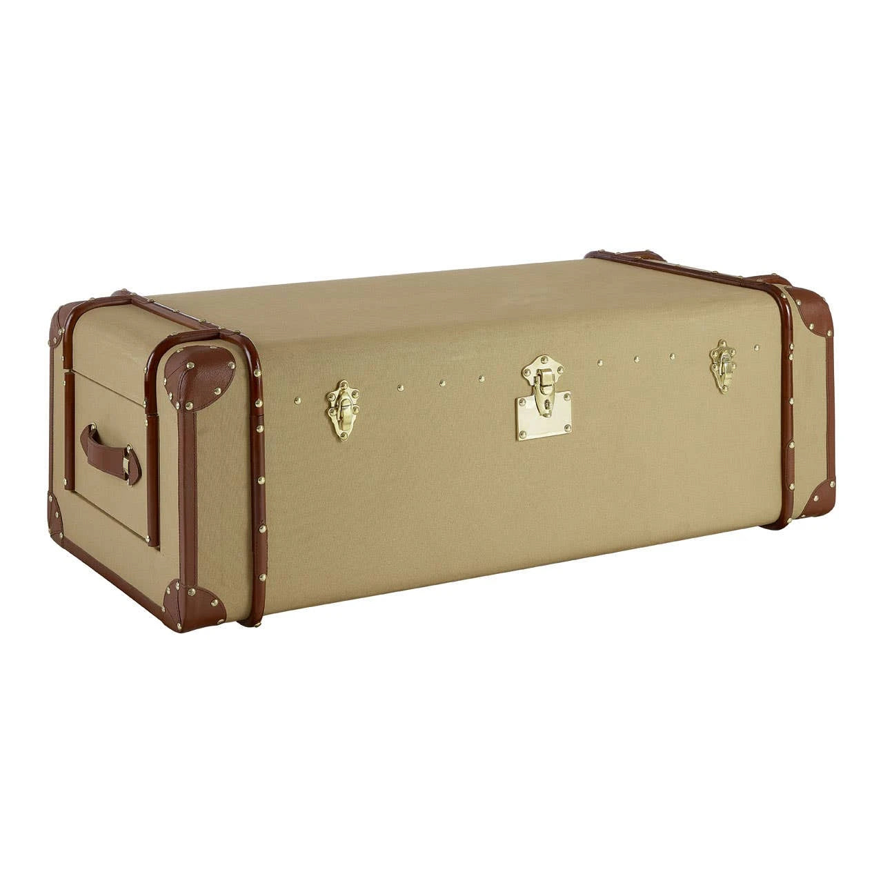Columbus Canvas Trunk Design Coffee Table