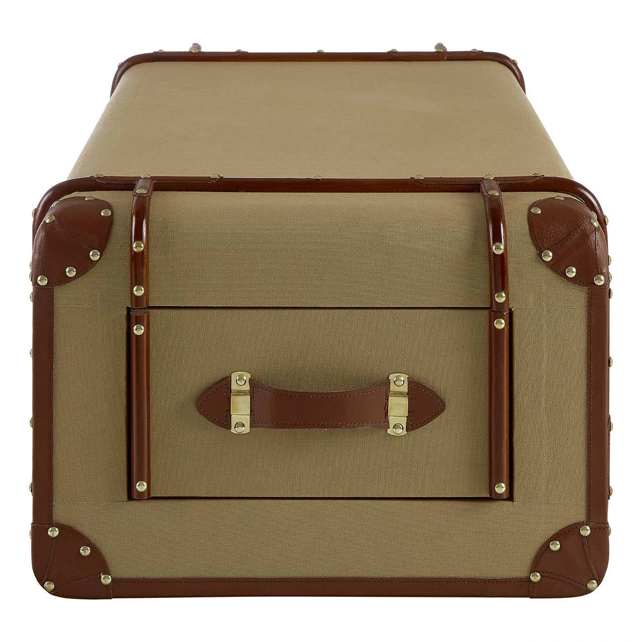Columbus Canvas Trunk Design Coffee Table