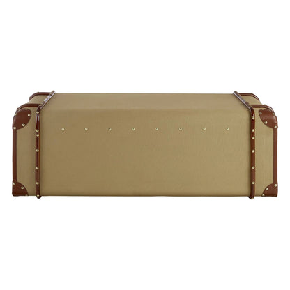 Columbus Canvas Trunk Design Coffee Table