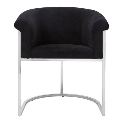 Vogue Black Velvet Dining Chair