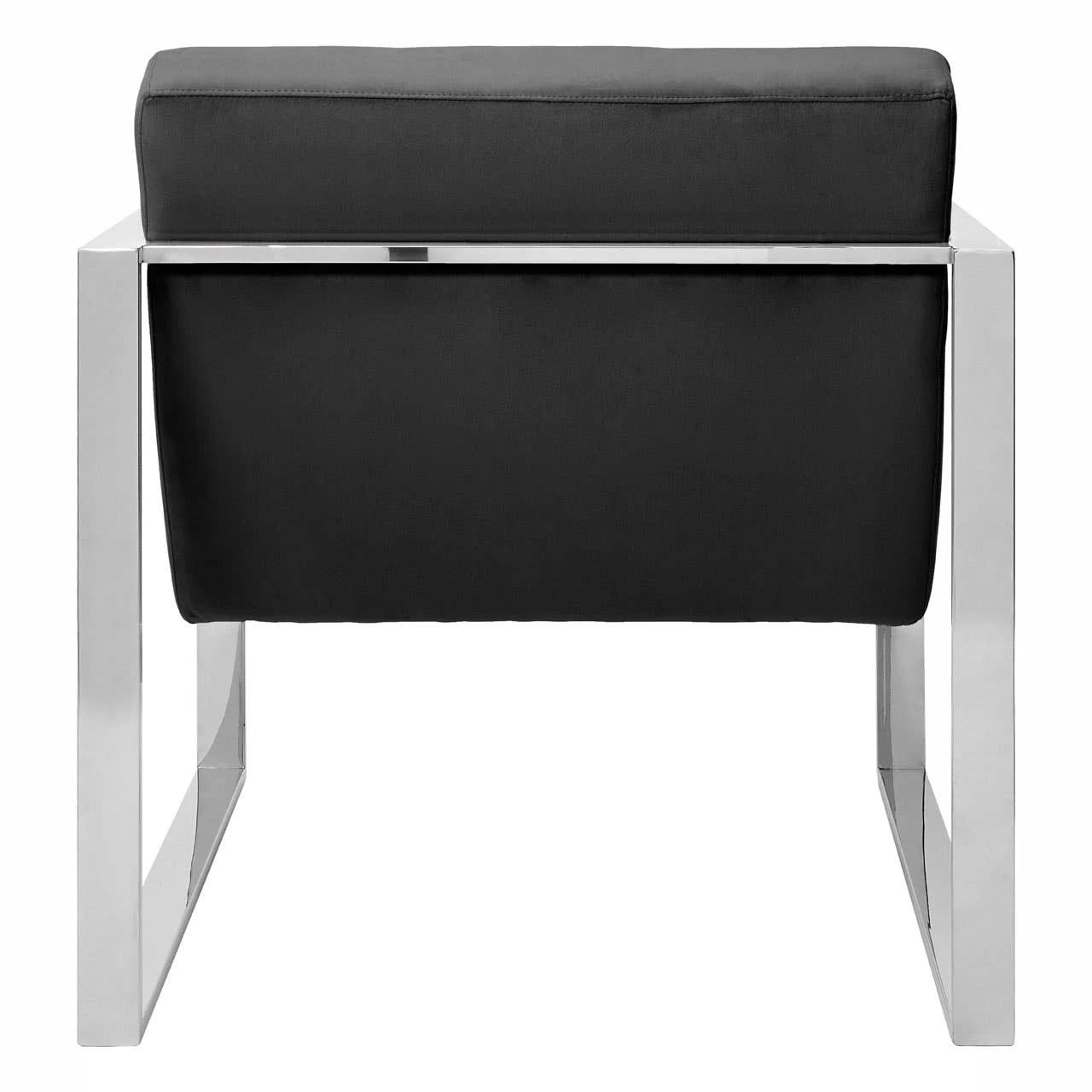 Vogue Black Velvet Lounge Chair