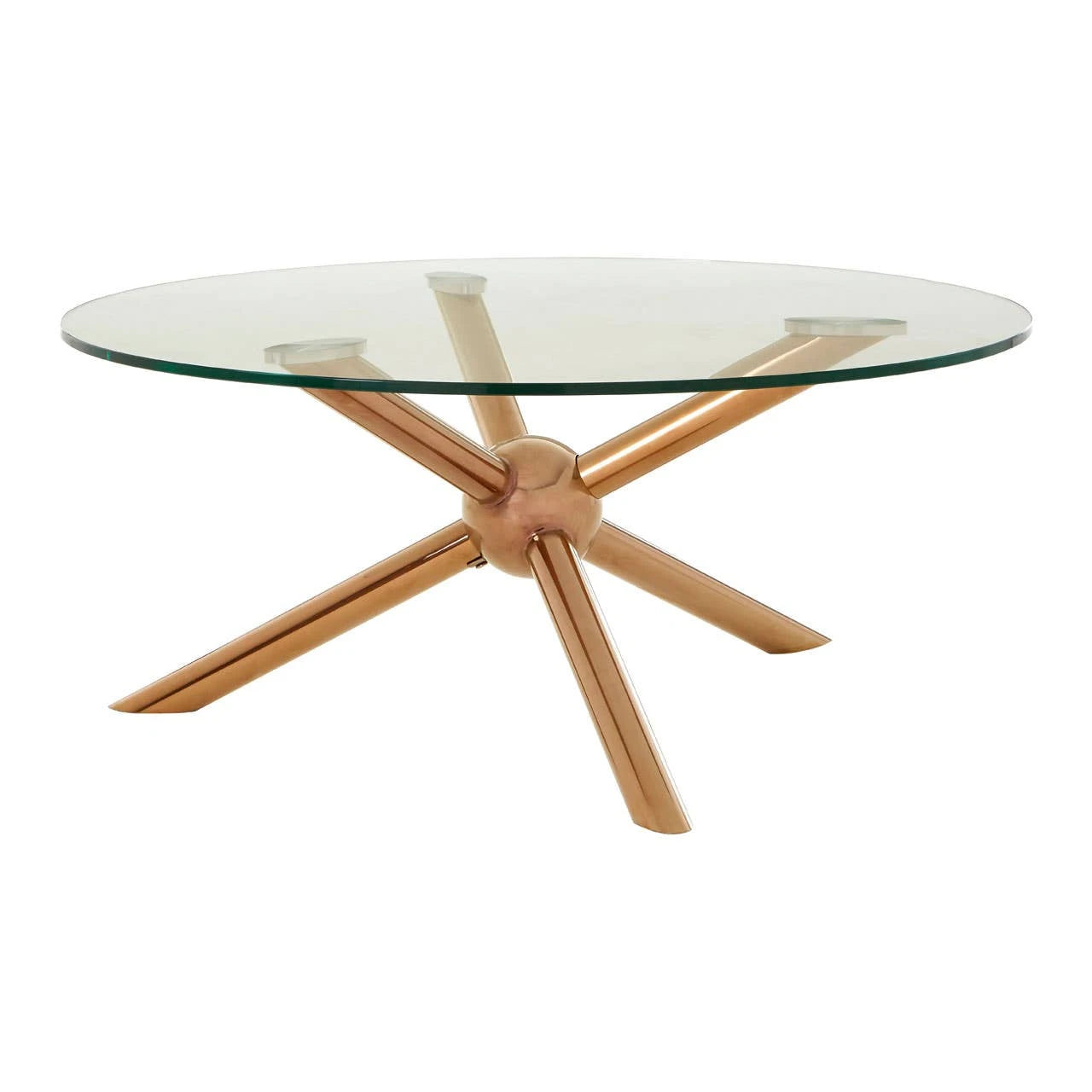 Novo Round Rose Gold Coffee Table
