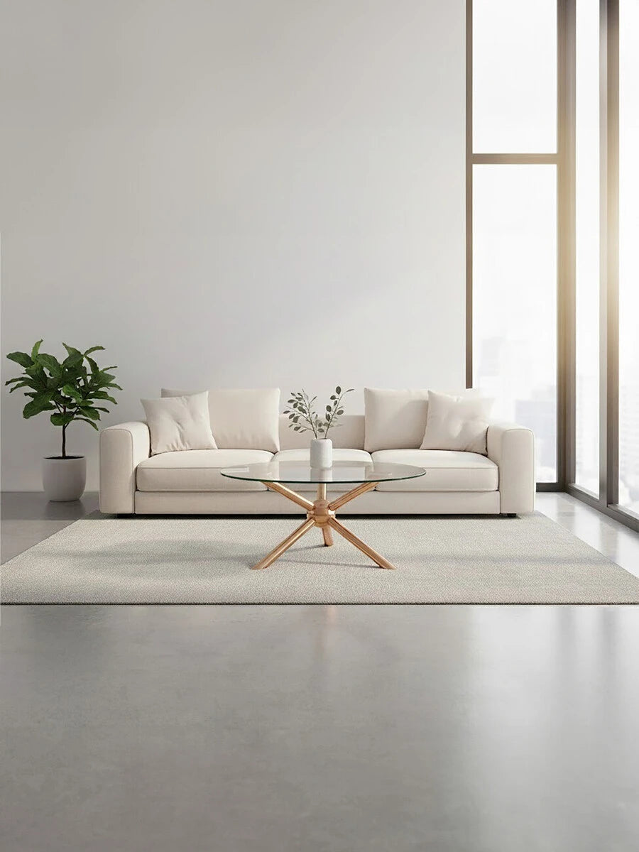 Novo Round Rose Gold Coffee Table