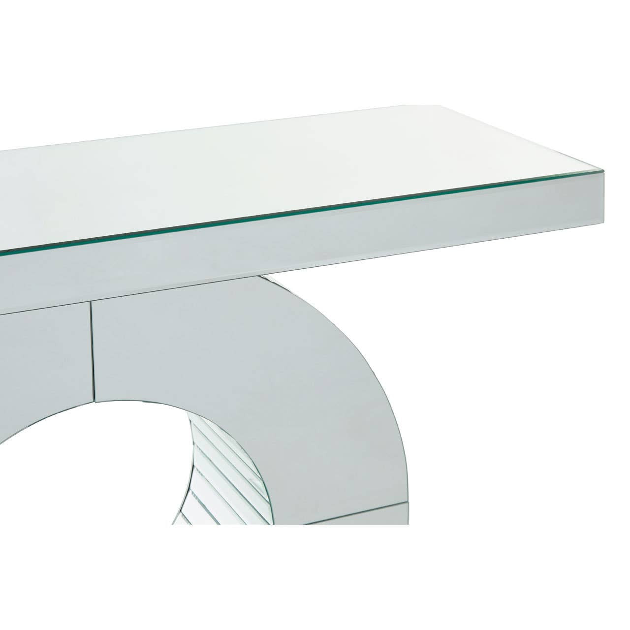 Gianara Mirrored Console Table