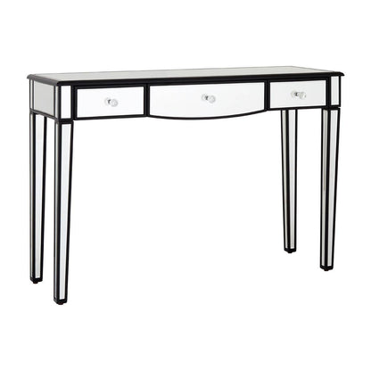 Graciela 3 Drawer Console Table With Mirror Frame