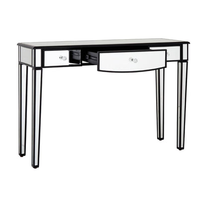 Graciela 3 Drawer Console Table With Mirror Frame