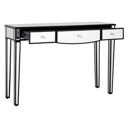 Graciela 3 Drawer Console Table With Mirror Frame