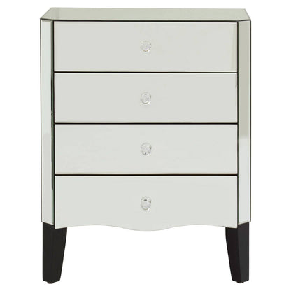 Gabriella Mirrored Chest of 4 Drawers