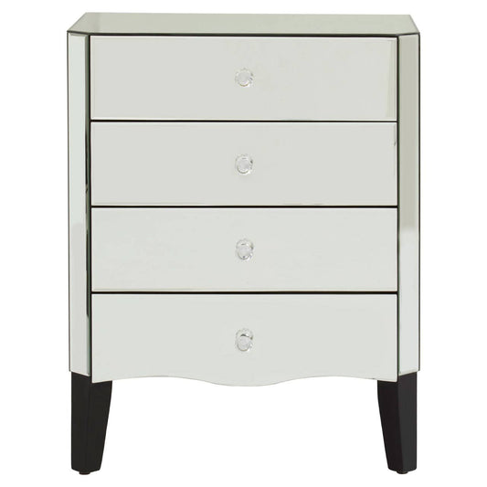 Gabriella Mirrored Chest of 4 Drawers