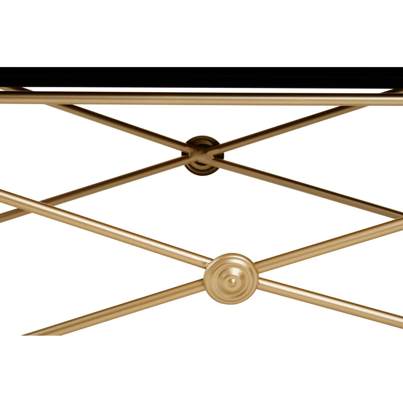 Monroe Gold Finish Coffee Table
