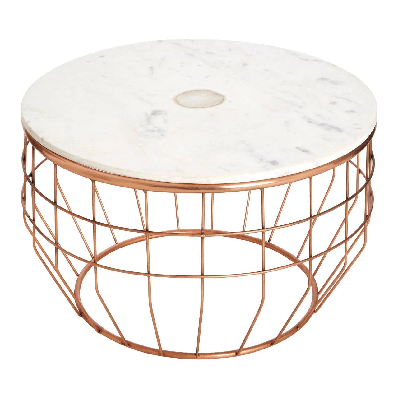 Vizzini White Marble Coffee Table