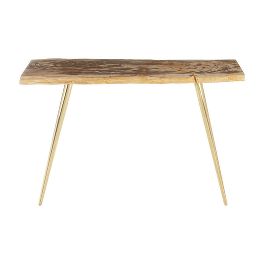 Relic Petrified Wood Console Table