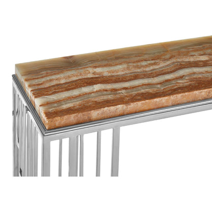 Relic Console Table With Onyx Stone Top