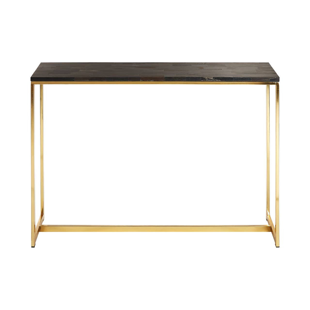 Relic Dark Petrified Wood Console Table