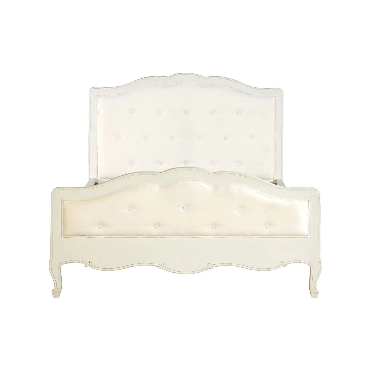 Loire White Double Bed