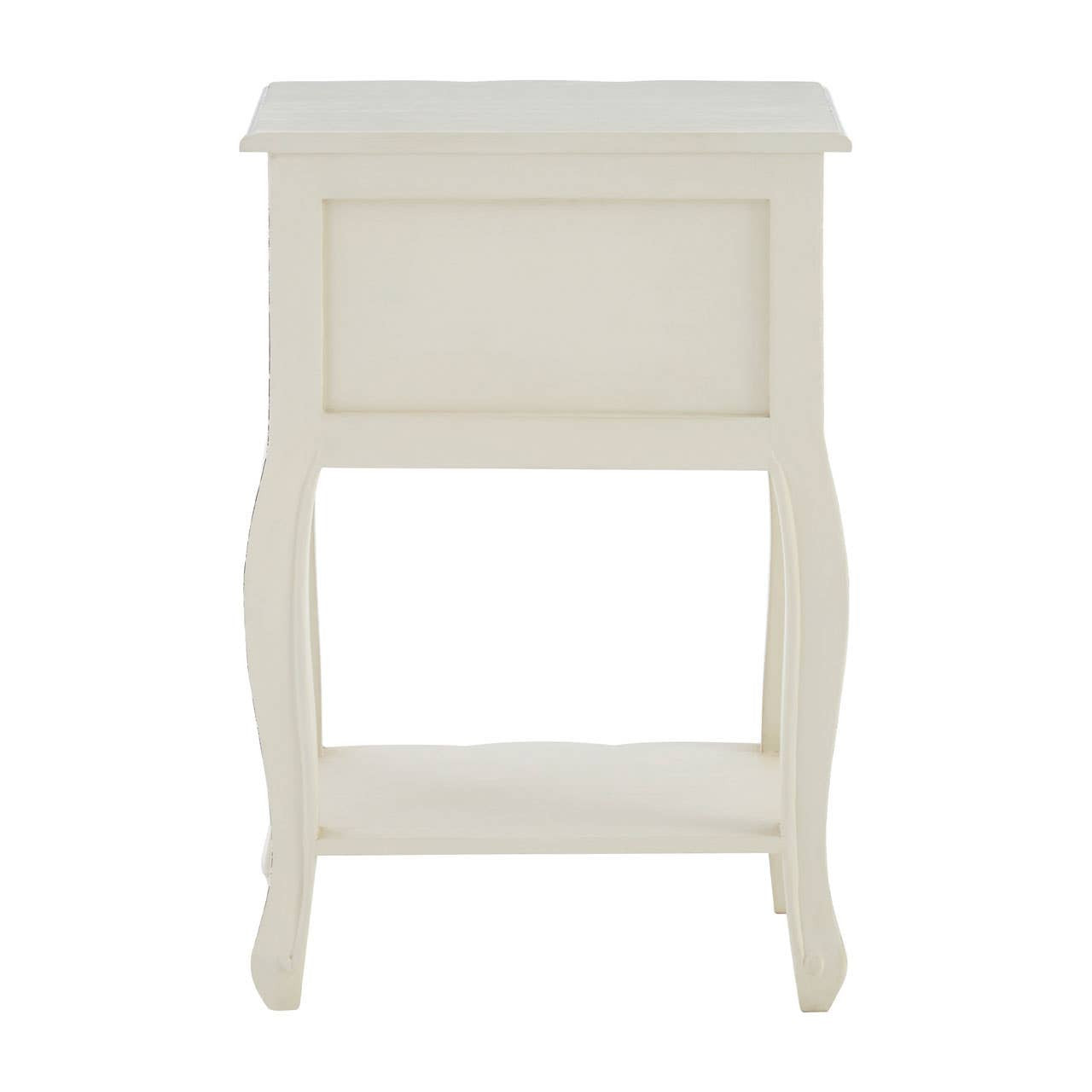 Loire 2 Drawer White Bedside Table