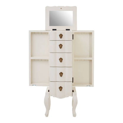 Loire 5 Drawer Small Chest White