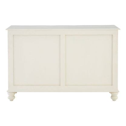 Loire 6 Drawer White Sideboard