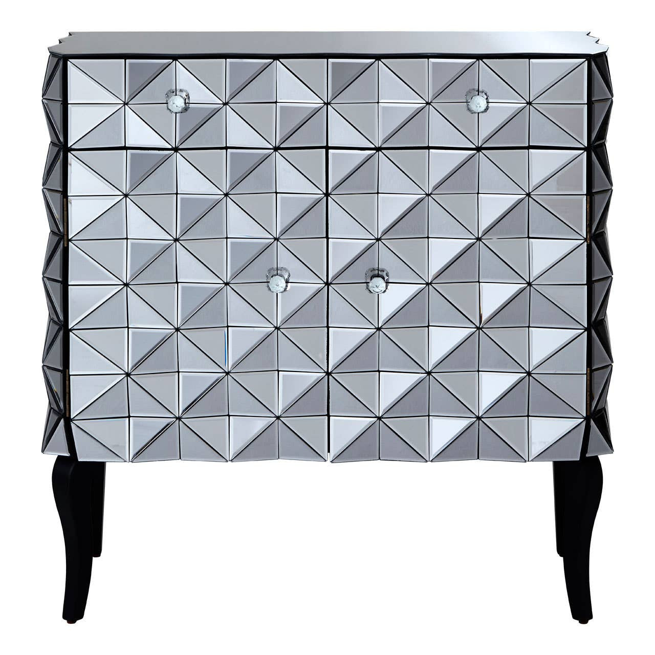 Soho 2 Door Silver Finish Sideboard