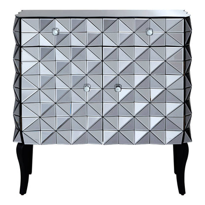 Soho 2 Door Silver Finish Sideboard