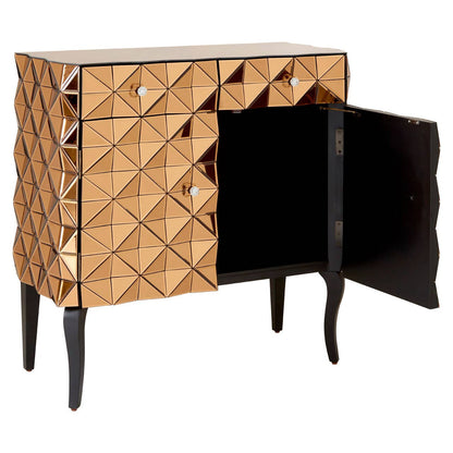 Soho 2 Door Copper Finish Cabinet