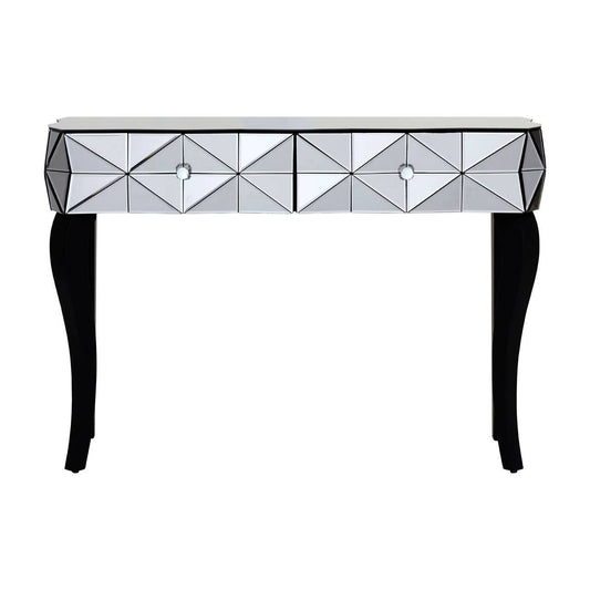 Soho Smoke Glass Two Drawer Console Table