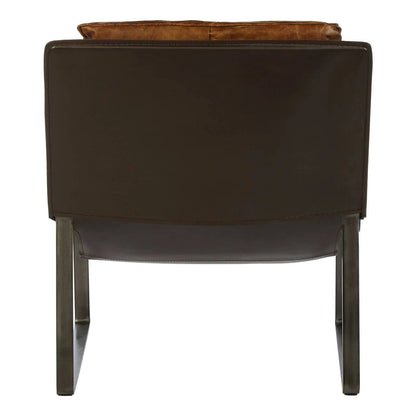 Hoxton Light Brown Leather Lounge Chair