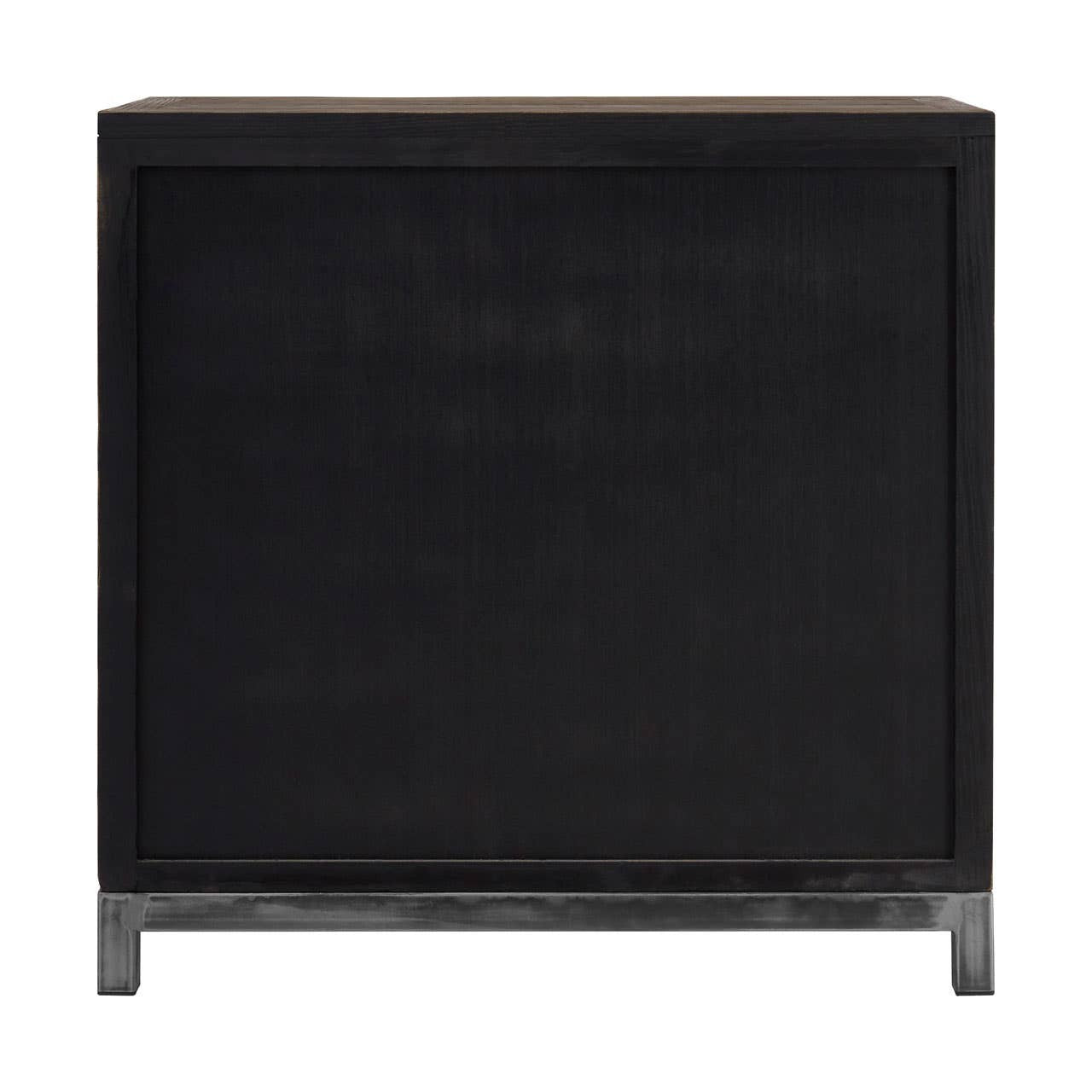 Midas Large Recycled Elm Wood 2 Door Cabinet