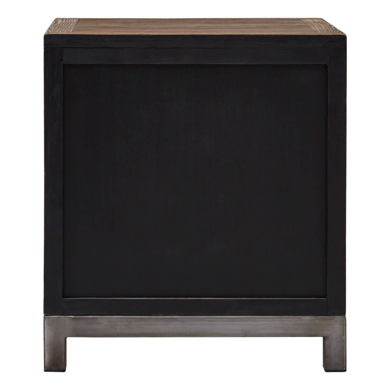 Midas Small Recycled Elm Wood 2 Door Cabinet