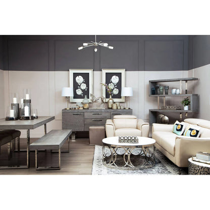Yasmin White Marble Coffee Table